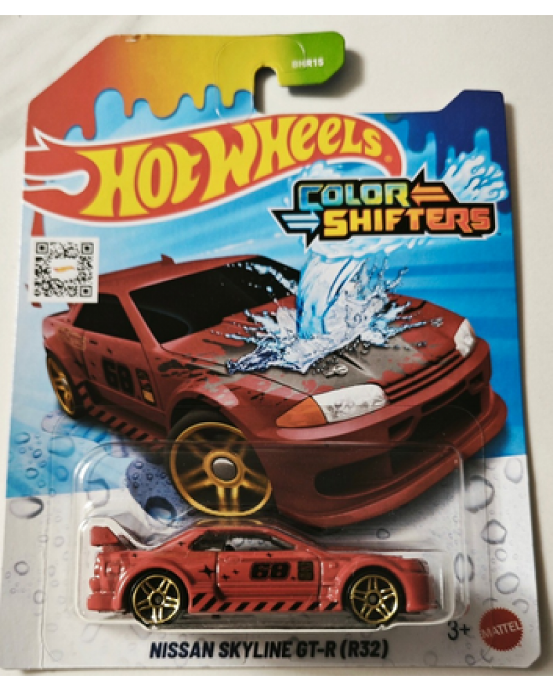 HOT WHEELS ΧΡΩΜΟΚΕΡΑΥΝΟΙ NISSAN SKYLINE GT-R R32 (JCM38)