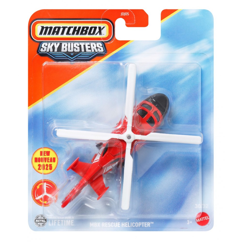 MATCHBOX ΑΕΡΟΠΛΑΝΑΚΙΑ Sky Busters MBX RESCUE HELECOPTER (JCM78)