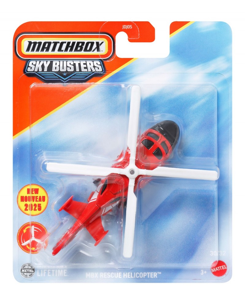 MATCHBOX ΑΕΡΟΠΛΑΝΑΚΙΑ Sky Busters MBX RESCUE HELECOPTER (JCM78)