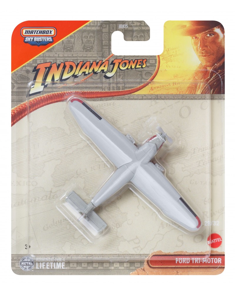 MATCHBOX ΑΕΡΟΠΛΑΝΑΚΙΑ INDIANA JONES FORD TRI-MOTOR (JCM99)