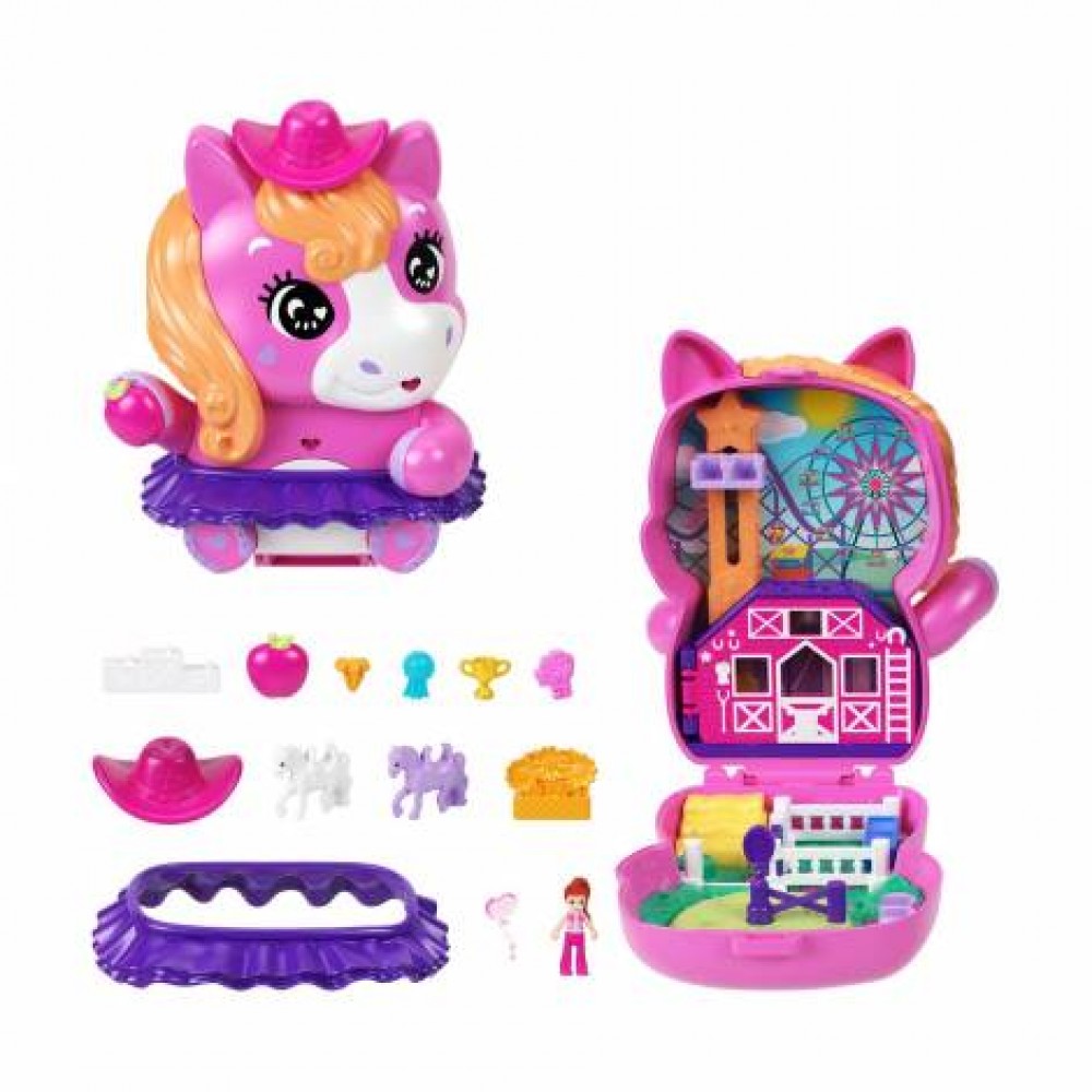 POLLY MINI - Ο ΚΟΣΜΟΣ ΤΗΣ POLLY ΣΕΤΑΚΙΑ Pony Rodeo (JCR39)