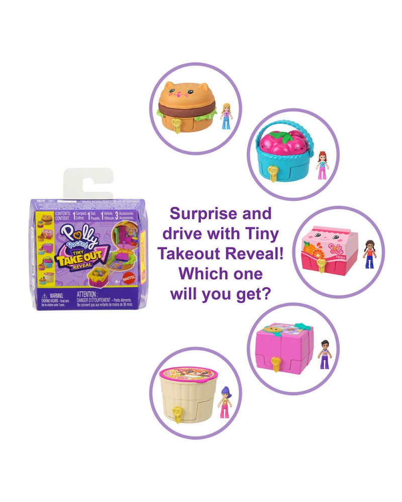  POLLY POCKET MINI TINY TAKEOUT REVEAL (JCR44)