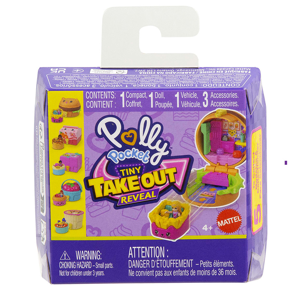  POLLY POCKET MINI TINY TAKEOUT REVEAL (JCR44)