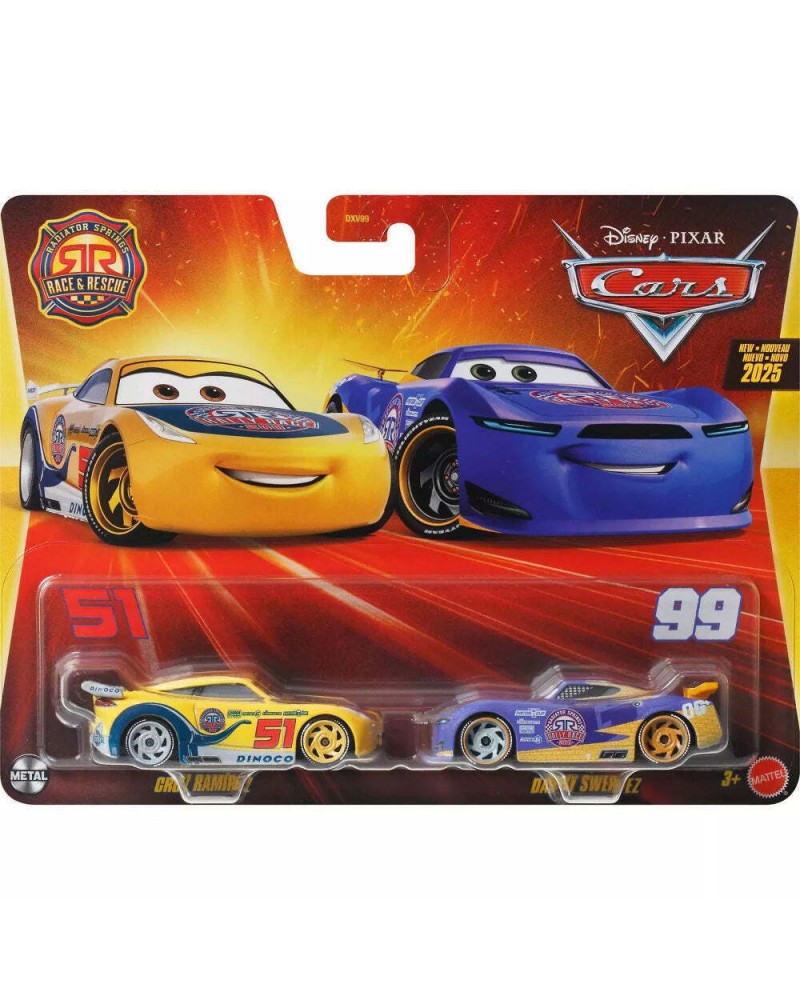 CARS ΑΥΤΟΚΙΝΗΤΑΚΙΑ ΣΕΤ ΤΩΝ 2 CRUZ RAMIREZ & DANNY SWERVEZ (JDH48)