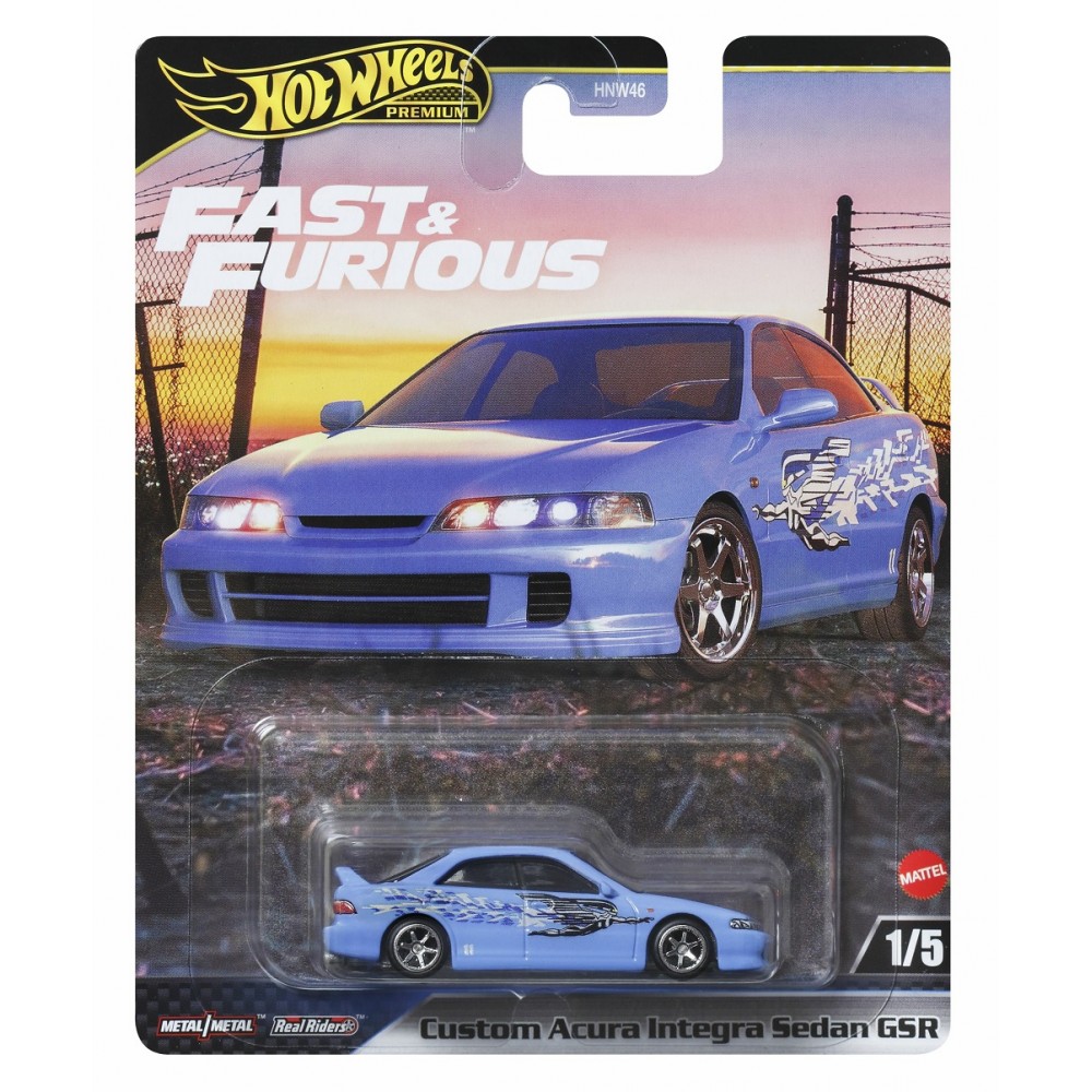 HOT WHEELS ΑΥΤΟΚΙΝΗΤΑΚΙΑ FAST & FURIOUS CUSTOM ACURA INTEGRA SEDAN GSR (JDJ13)