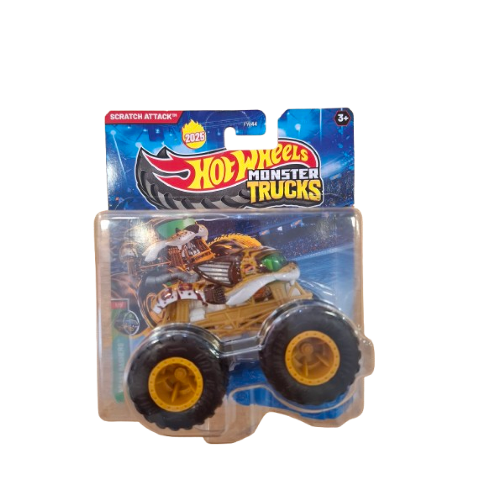 HOT WHEELS ΟΧΗΜΑΤΑ MONSTER TRUCKS SCRATCH ATTACK (JDP68) 