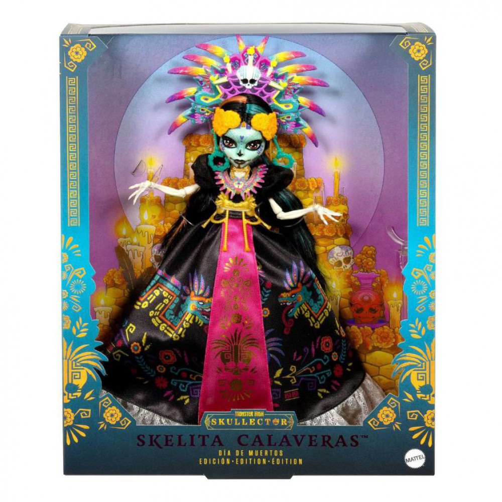 MONSTER HIGH ΣΥΛΛΕΚΤΙΚΗ ΚΟΥΚΛΑ DÍA DE LOS MUERTOS  SKELITA (JDR63)