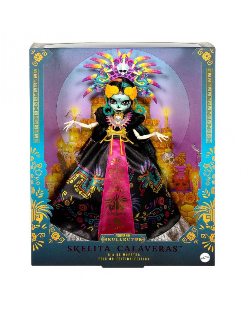 MONSTER HIGH ΣΥΛΛΕΚΤΙΚΗ ΚΟΥΚΛΑ DÍA DE LOS MUERTOS  SKELITA (JDR63)