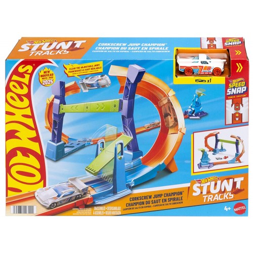  HOT WHEELS ΠΙΣΤΑ CORKSCREW JUMP CHAMPION (JFH36)