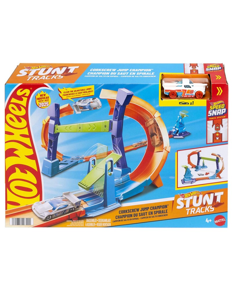  HOT WHEELS ΠΙΣΤΑ CORKSCREW JUMP CHAMPION (JFH36)