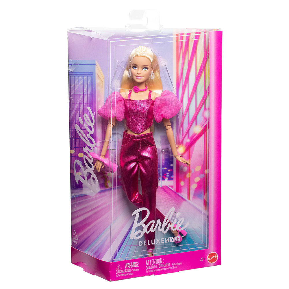 BARBIE DELUXE STYLE METALLICS - ΡΟΖ ΣΥΝΟΛΟ (JFP40)