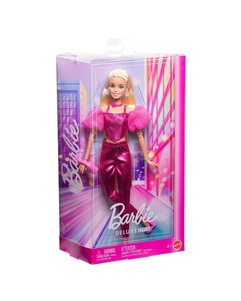 BARBIE DELUXE STYLE METALLICS - ΡΟΖ ΣΥΝΟΛΟ (JFP40)