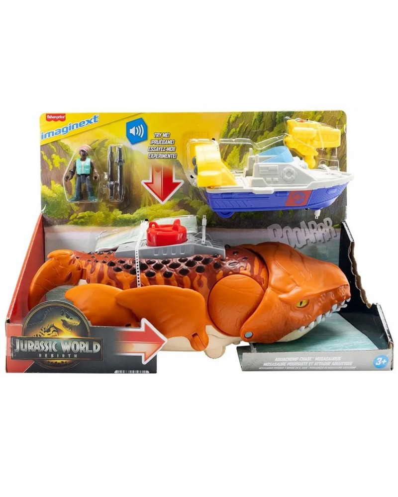 IMAGINEXT JURASSIC WORLD REBIRTH ΤΟ ΚΥΝΗΓΙ ΤΟΥ ΜΟΣΟΣΑΥΡΟΥ (JFR23)