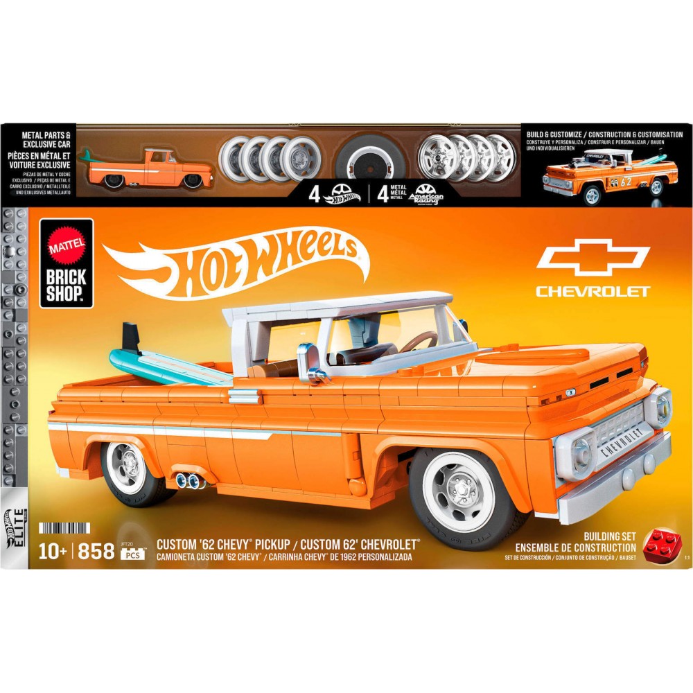 MATTEL BRICK SHOP: HOT WHEELS ELITE SERIES - '62 CHEVY PICKUP (JFT20)