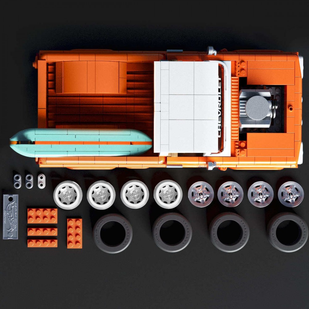 MATTEL BRICK SHOP: HOT WHEELS ELITE SERIES - '62 CHEVY PICKUP (JFT20)