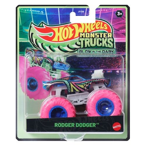 MONSTER TRUCKS ΟΧΗΜΑΤΑ GLOW IN THE DARK RODGER DODGER (JFX18)