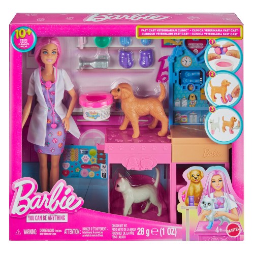 BARBIE ΙΑΤΡΕΙΟ ΓΙΑ ΖΩΑΚΙΑ (JFX93)