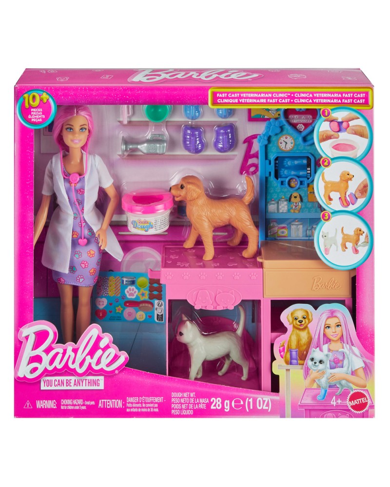 BARBIE ΙΑΤΡΕΙΟ ΓΙΑ ΖΩΑΚΙΑ (JFX93)