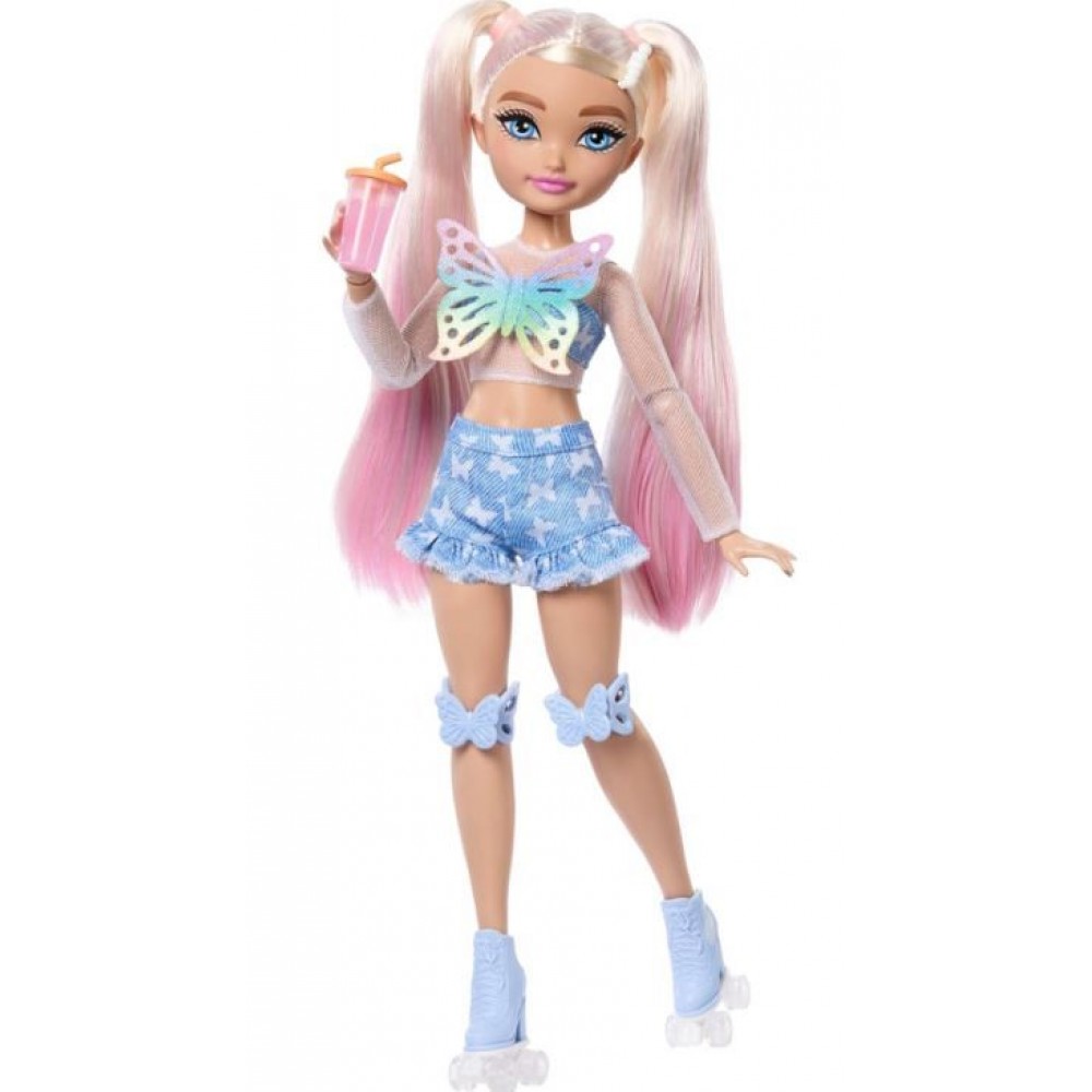 BARBIE DREAM BESTIES ROLLER SKATE-BARBIE MALIBU (JFX96)