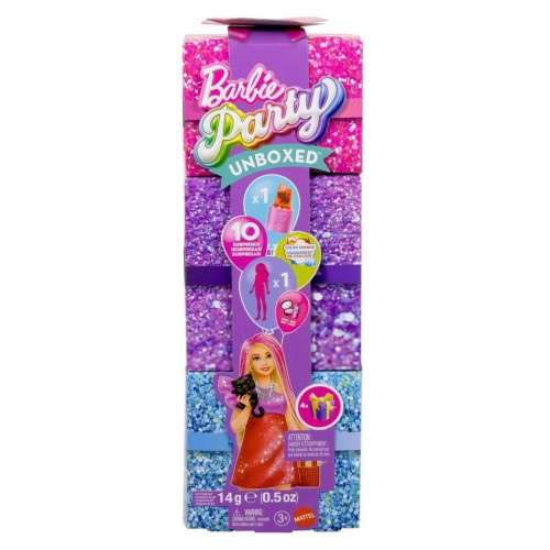  BARBIE ΠΑΡΤΙ ΕΚΠΛΗΞΗ UNBOXED GLAM PARTY ΞΑΝΘΙΑ (JFY68 )