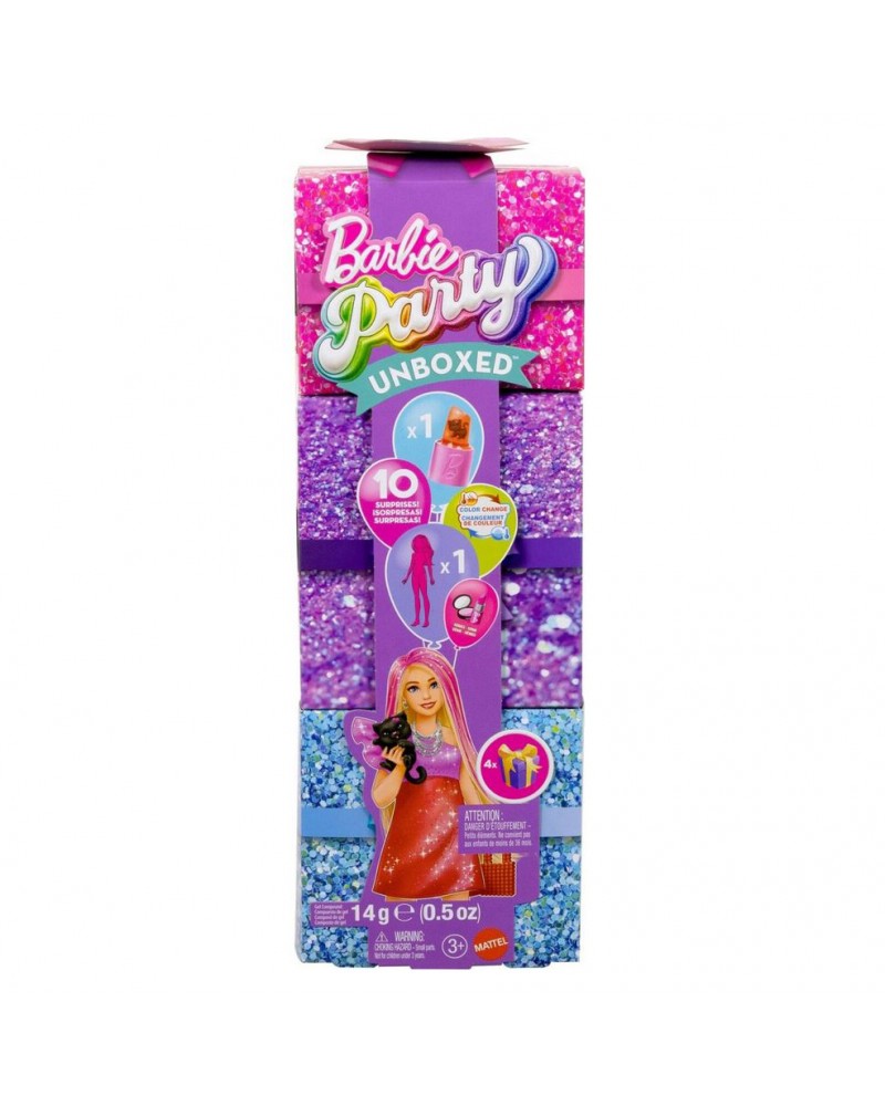  BARBIE ΠΑΡΤΙ ΕΚΠΛΗΞΗ UNBOXED GLAM PARTY ΞΑΝΘΙΑ (JFY68 )