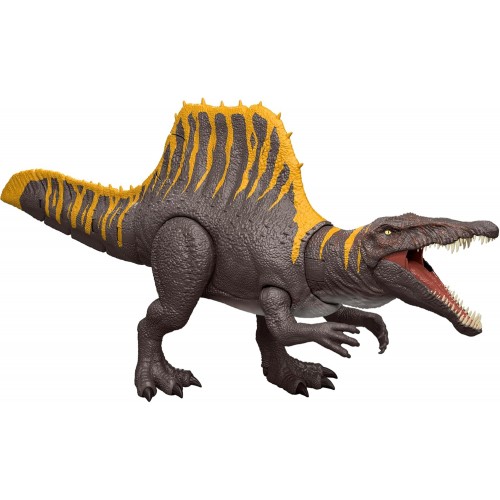 JURASSIC WORLD REBIRTH -  ΣΠΙΝΟΣΑΥΡΟΣ ΜΕ ΔΙΠΛΗ ΛΕΙΤΟΥΡΓΙΑ ΕΠΙΘΕΣΗΣ ΚΑΙ ΗΧΟΥΣ (JGB56)
