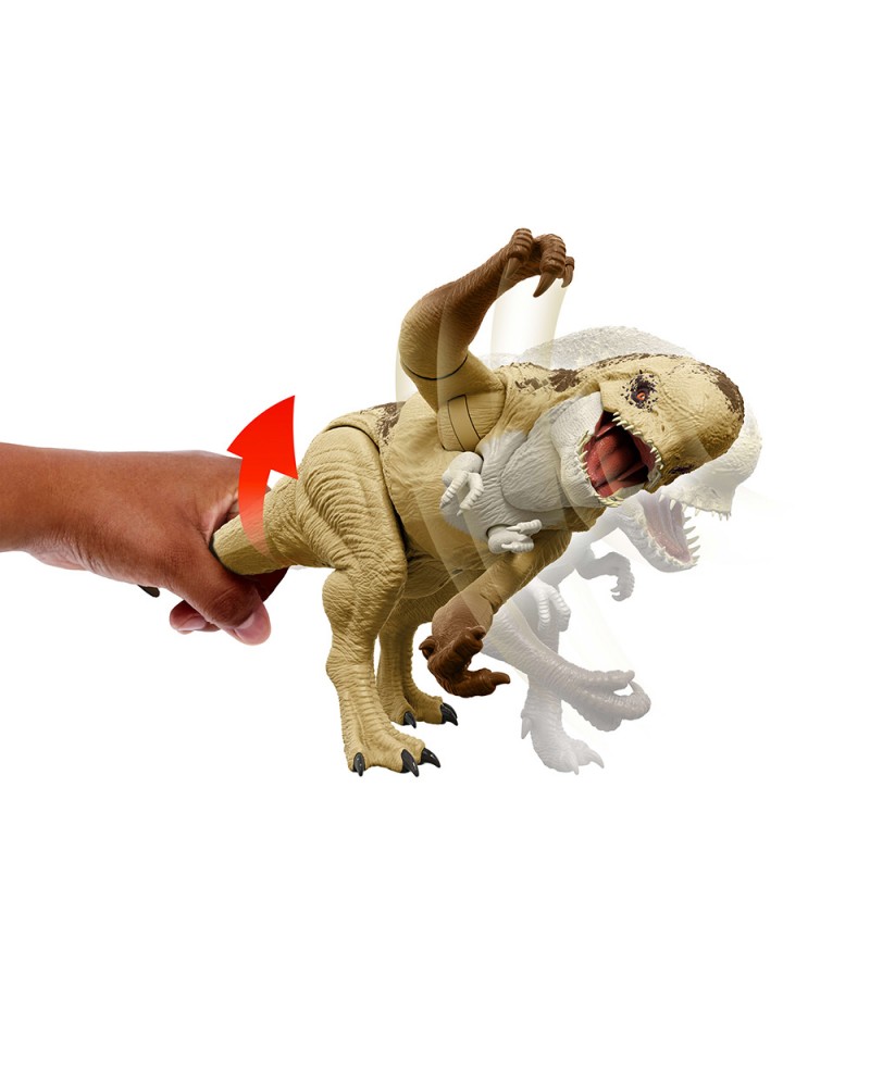 JURASSIC WORLD REBIRTH ΚΑΚΟΣ ΜΕ ΛΕΙΤΟΥΡΓΙΑ ΕΠΙΘΕΣΗΣ ΚΑΙ ΗΧΟΥΣ DISTORTUS REX (JGB58)