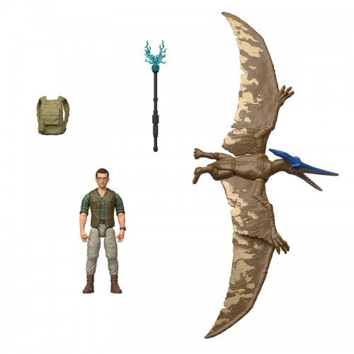 JURASSIC WORLD REBIRTH - DR. LOOMIS & PTERANODON (JGB83)