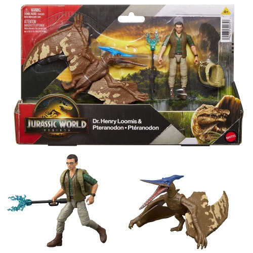 JURASSIC WORLD REBIRTH - DR. LOOMIS & PTERANODON (JGB83)