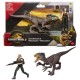 JURASSIC WORLD REBIRTH - ZORA BENNETT & VELOCIRAPTOR (JGB84)