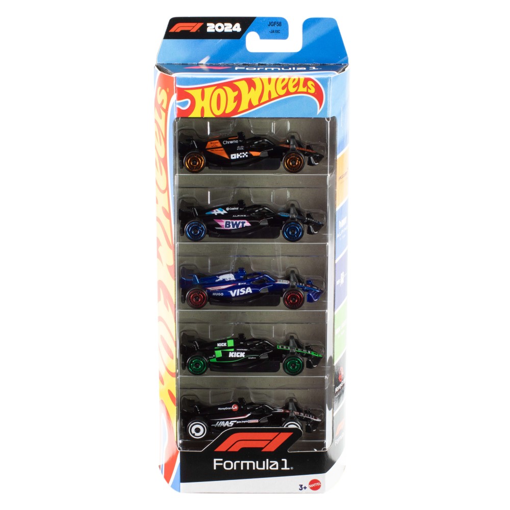 HOT WHEELS AYTOKΙΝΗTAKIA F1 ΣΕΤ ΤΩΝ 5 (JGF58)