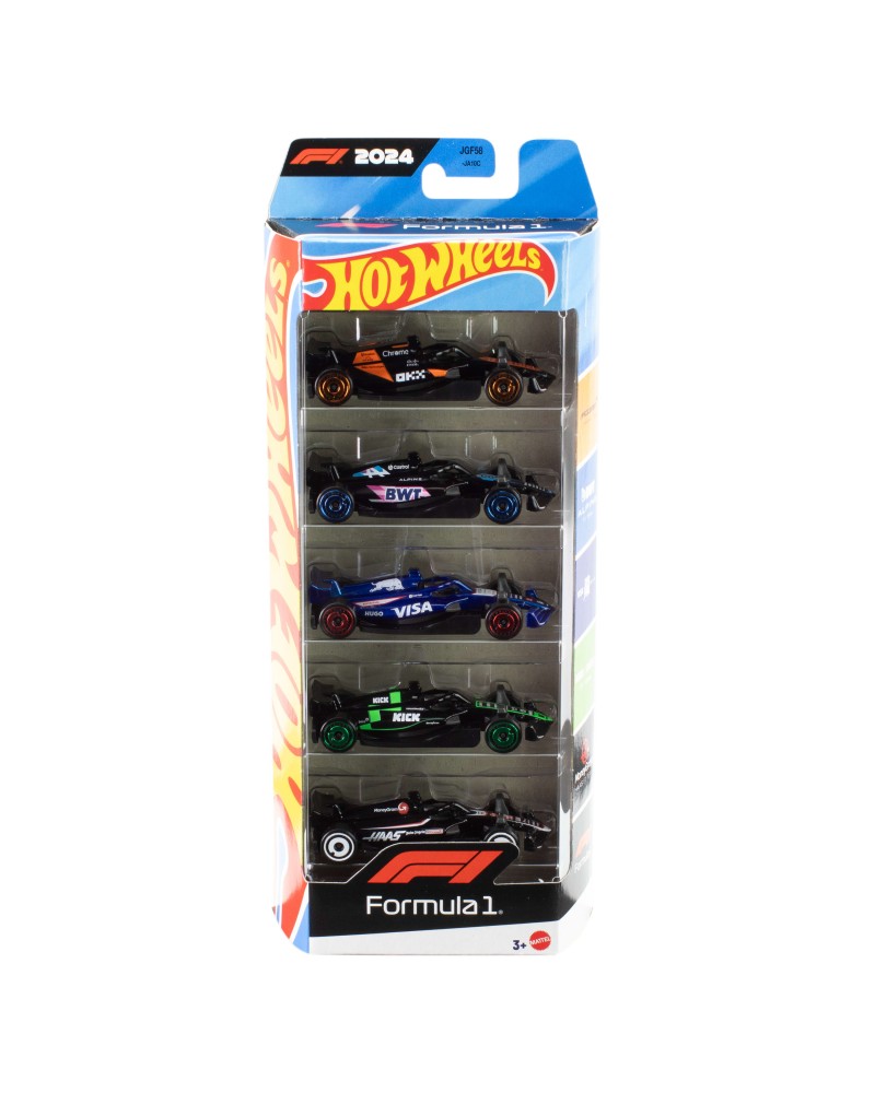 HOT WHEELS AYTOKΙΝΗTAKIA F1 ΣΕΤ ΤΩΝ 5 (JGF58)