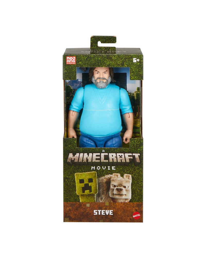 MINECRAFT MOVIE ΜΕΓΑΛΗ ΦΙΓΟΥΡΑ ΔΡΑΣΗΣ 30 ΕΚ. STEVE (JGG67)