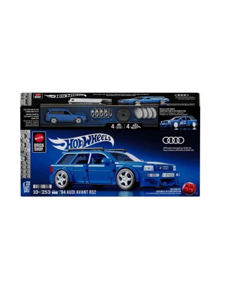  HOT WHEELS '94 AUDI AVANT RS2 BUILDING TOY KIT (JGR28)