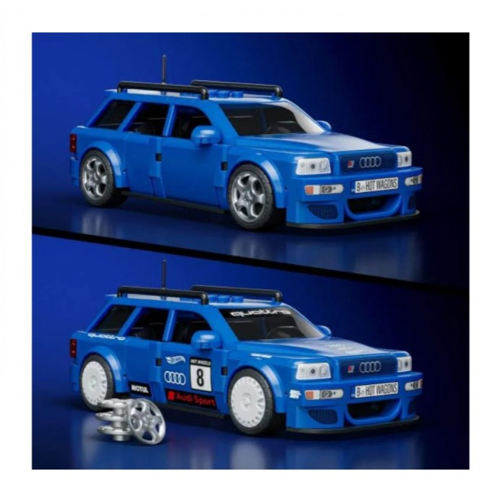  HOT WHEELS '94 AUDI AVANT RS2 BUILDING TOY KIT (JGR28)