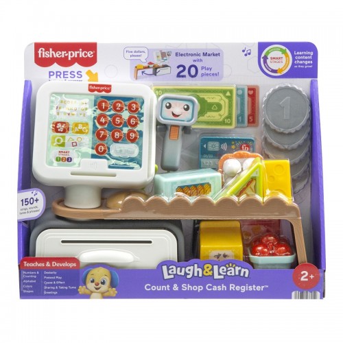 FISHER PRICE ΕΚΠΑΙΔΕΥΤΙΚΗ ΤΑΜΕΙΑΚΗ ΜΗΧΑΝΗ (JGW99)