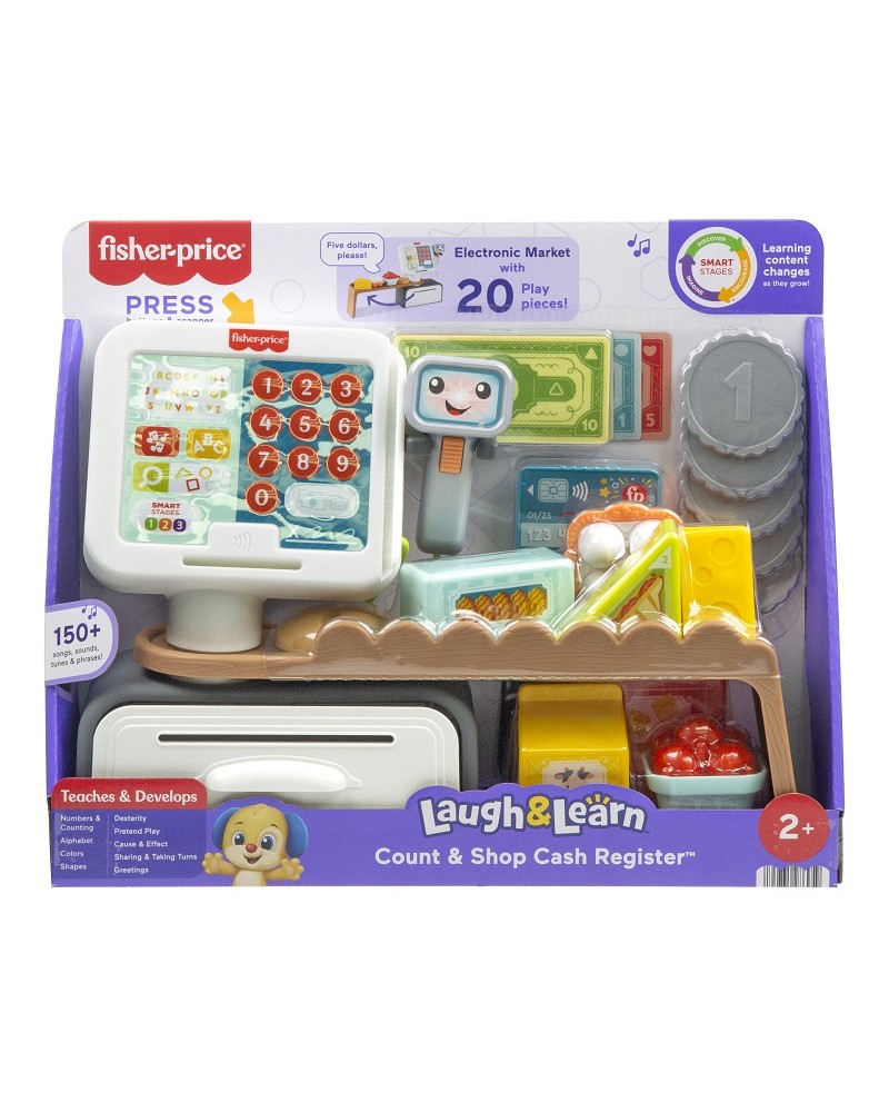 FISHER PRICE ΕΚΠΑΙΔΕΥΤΙΚΗ ΤΑΜΕΙΑΚΗ ΜΗΧΑΝΗ (JGW99)