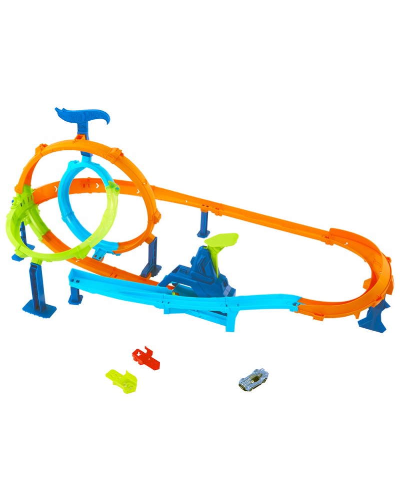 HOT WHEELS STUNT ΠΙΣΤΑ ΓΡΗΓΟΡΗ ΕΚΤΟΞΕΥΣΗ & ΣΥΓΚΡΟΥΣΗ (JHK73)