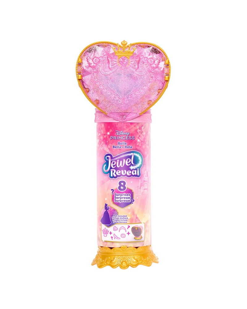 DISNEY PRINCESS ΚΟΥΚΛΑ ΠΕΝΤΑΜΟΡΦΗ ΜΕ ΚΟΣΜΗΜΑΤΟΘΗΚΗ (JHL51)