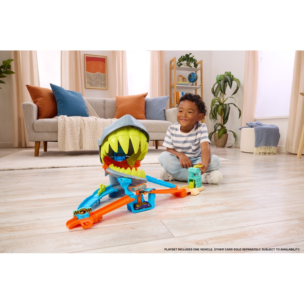 ΛΑΜΠΑΔΑ HOT WHEELS CITY ΠΙΣΤΑ ΕΠΙΘΕΣΗ ΚΑΡΧΑΡΙΑ (JHL96)