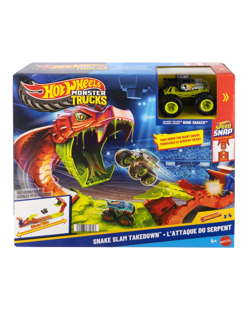 ΛΑΜΠΑΔΑ HOT WHEELS MONSTER TRUCKS ΠΙΣΤΑ ΕΠΙΘΕΣΗ ΦΙΔΙΟΥ (JJN44)