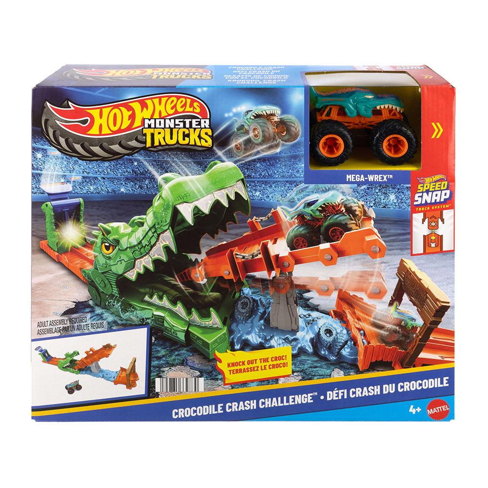 HOT WHEELS MONSTER TRUCKS ΠΙΣΤΑ ΕΞΟΝΤΩΣΗ ΚΡΟΚΟΔΕΙΛΟΥ (JJN45)