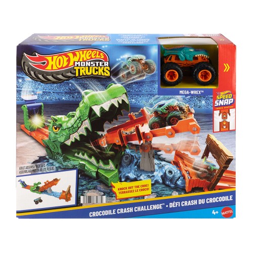 HOT WHEELS MONSTER TRUCKS ΠΙΣΤΑ ΕΞΟΝΤΩΣΗ ΚΡΟΚΟΔΕΙΛΟΥ (JJN45)