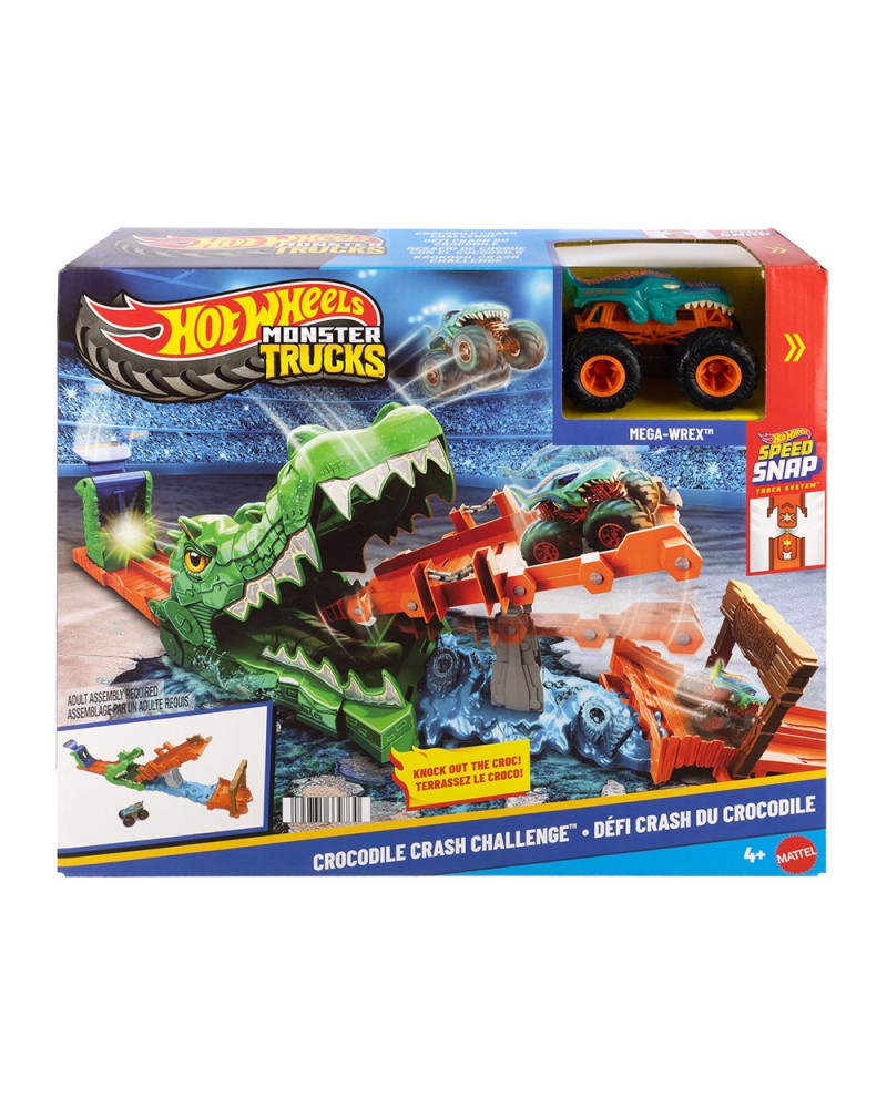 HOT WHEELS MONSTER TRUCKS ΠΙΣΤΑ ΕΞΟΝΤΩΣΗ ΚΡΟΚΟΔΕΙΛΟΥ (JJN45)