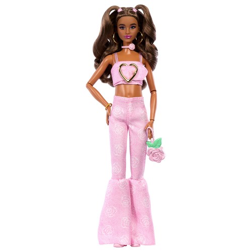 BARBIE DELUXE STYLE ΚΟΥΚΛΑ ΜΕ ΡΟΖ ΚΑΜΠΑΝΑ ΤΖΗΝ (JJN72)