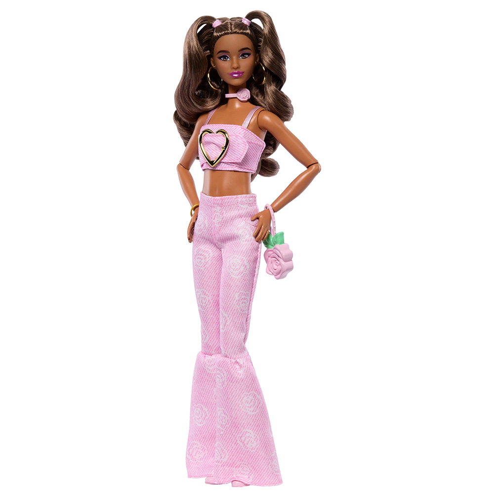 BARBIE DELUXE STYLE ΚΟΥΚΛΑ ΜΕ ΡΟΖ ΚΑΜΠΑΝΑ ΤΖΗΝ (JJN72)