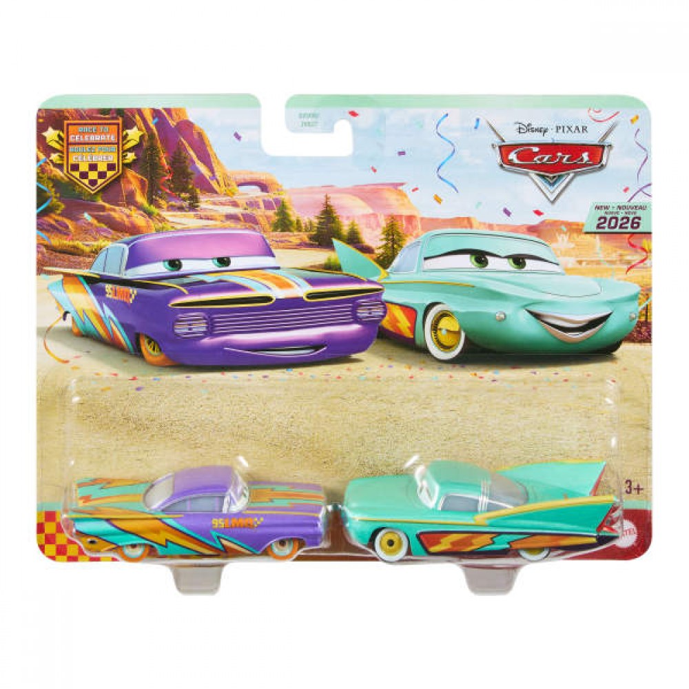 CARS ΑΥΤΟΚΙΝΗΤΑΚΙΑ ΣΕΤ ΤΩΝ 2 RAMONE & FLO (JJW88)
