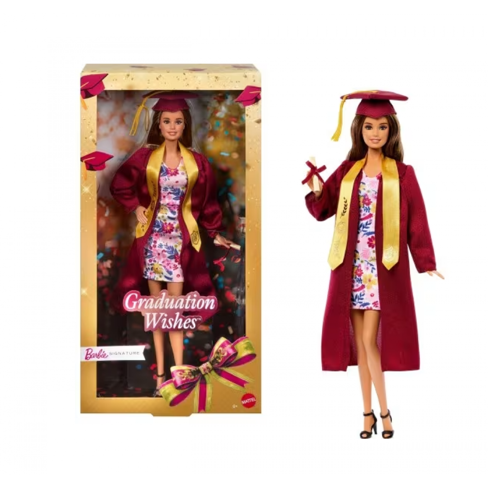 BARBIE ΣΥΛΛΕΚΤΙΚΗ ΚΟΥΚΛΑ GRADUATION WISHES (JJX81)