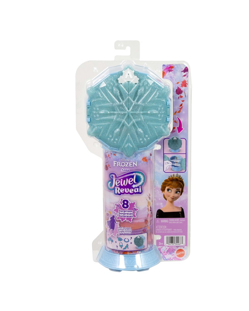 DISNEY FROZEN ΚΟΥΚΛΑ ΑΝΝΑ ΜΕ ΚΟΣΜΗΜΑΤΟΘΗΚΗ (JJY37)