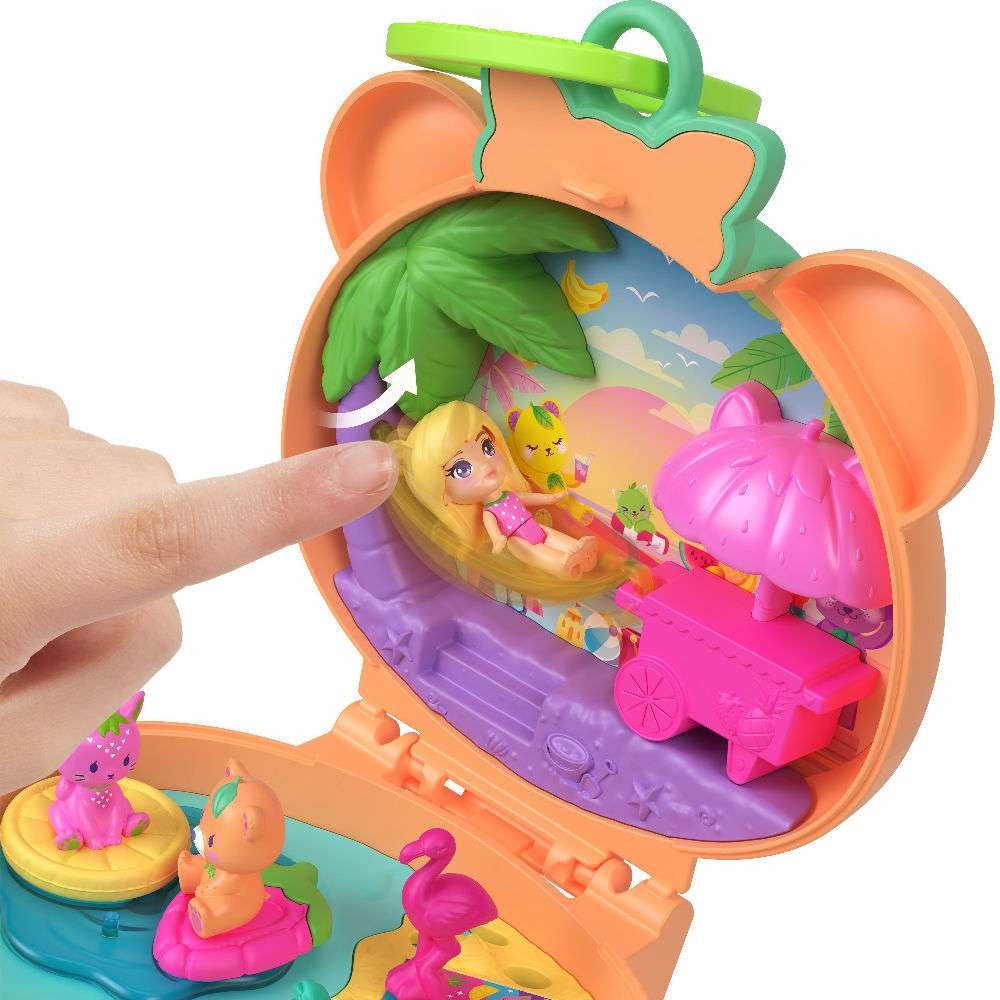 POLLY POCKET MINI ΛΟΥΤΡΙΝΟ ΑΡΚΟΥΔΑΚΙ COMPACT ΣΕΤ ΠΑΙΧΝΙΔΙΟΥ (JKC79)